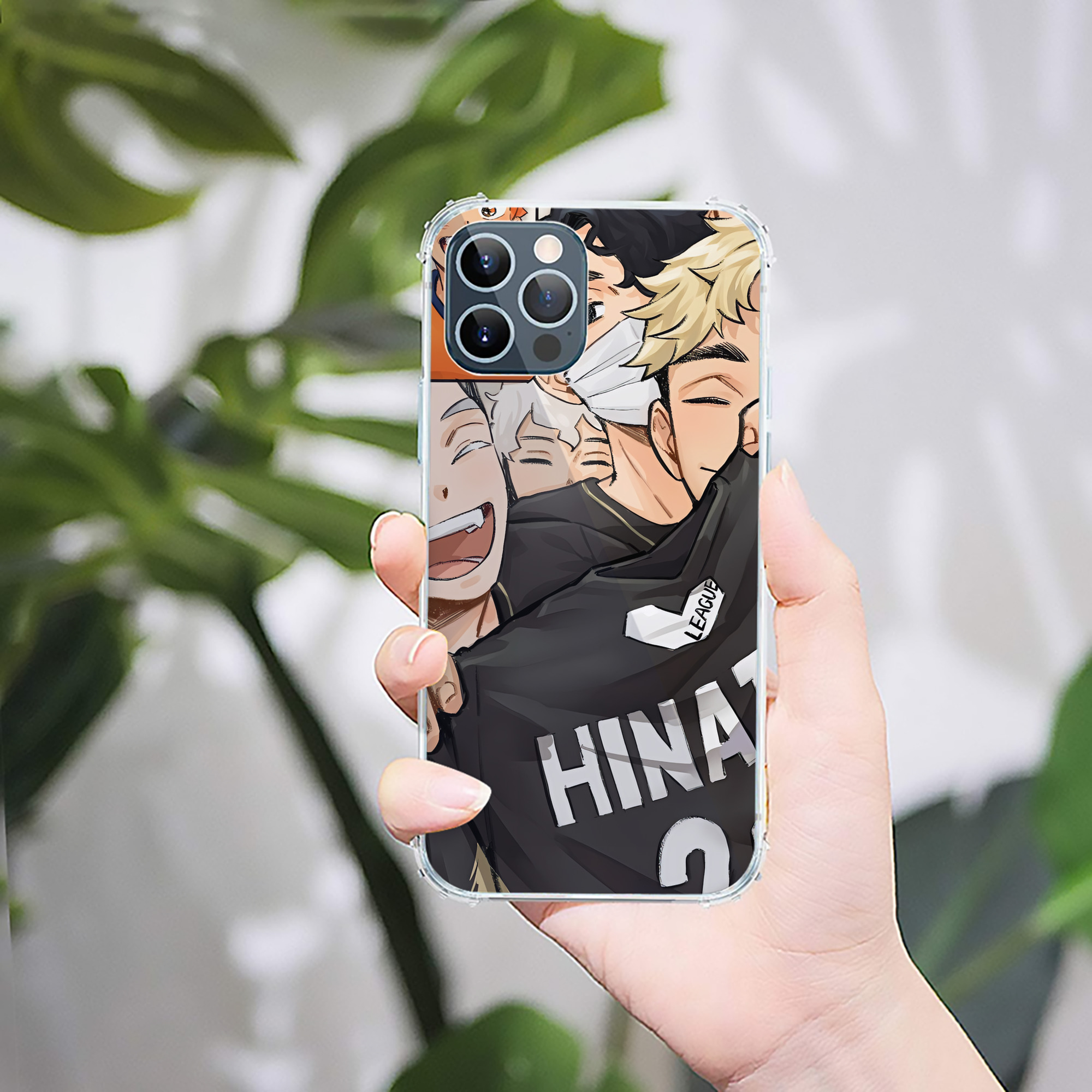 （画像用） ハイキュー!! Haikyu!! 【iPhone 12シリーズ対応】透明スマホケース（クリアソフトケース）